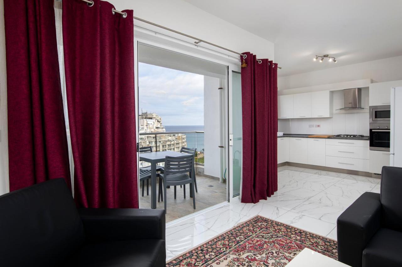 Sea View Apartment 2 Bedrooms 2 Bathrooms, 2 Minutes Away From The Sea San Julián Exterior foto